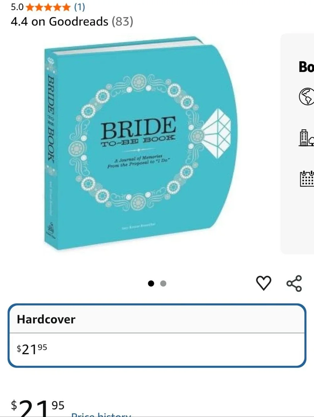 🔥NEW/UNUSED🔥 Bride To Be Scrapbook/Journal
